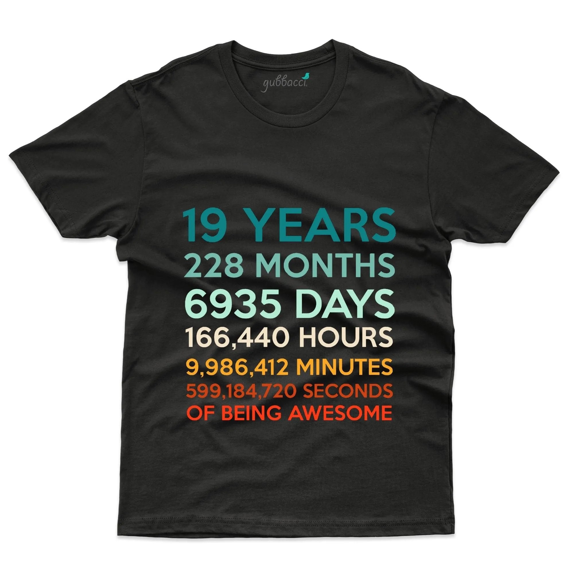 19 Years 228 Months 2 T-Shirt - 19th Birthday Collection