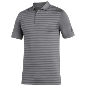 adidas Men's Grey Three/Grey Six Grey Three/Grey Six Ultimate 3-Color Merch Stripe Polo