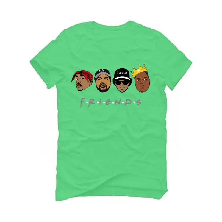 Air Jordan 5 Green Bean Synthetic Green T-Shirt (Friends)