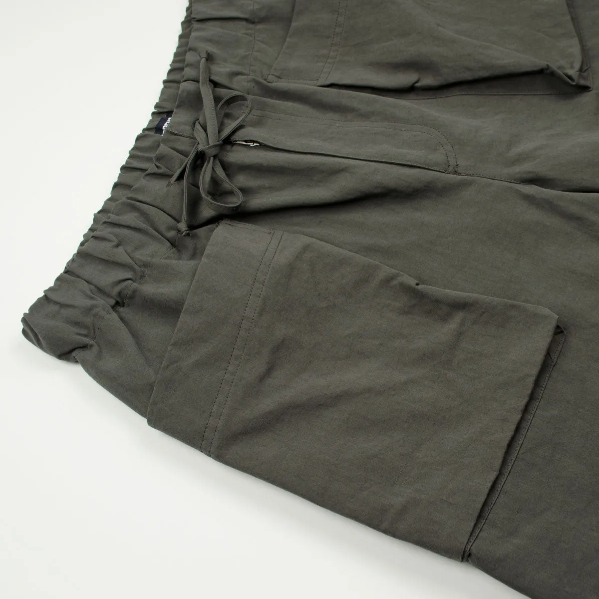 Arpenteur - Cargo Shorts Cotton / Linen Poplin - Dark Grey