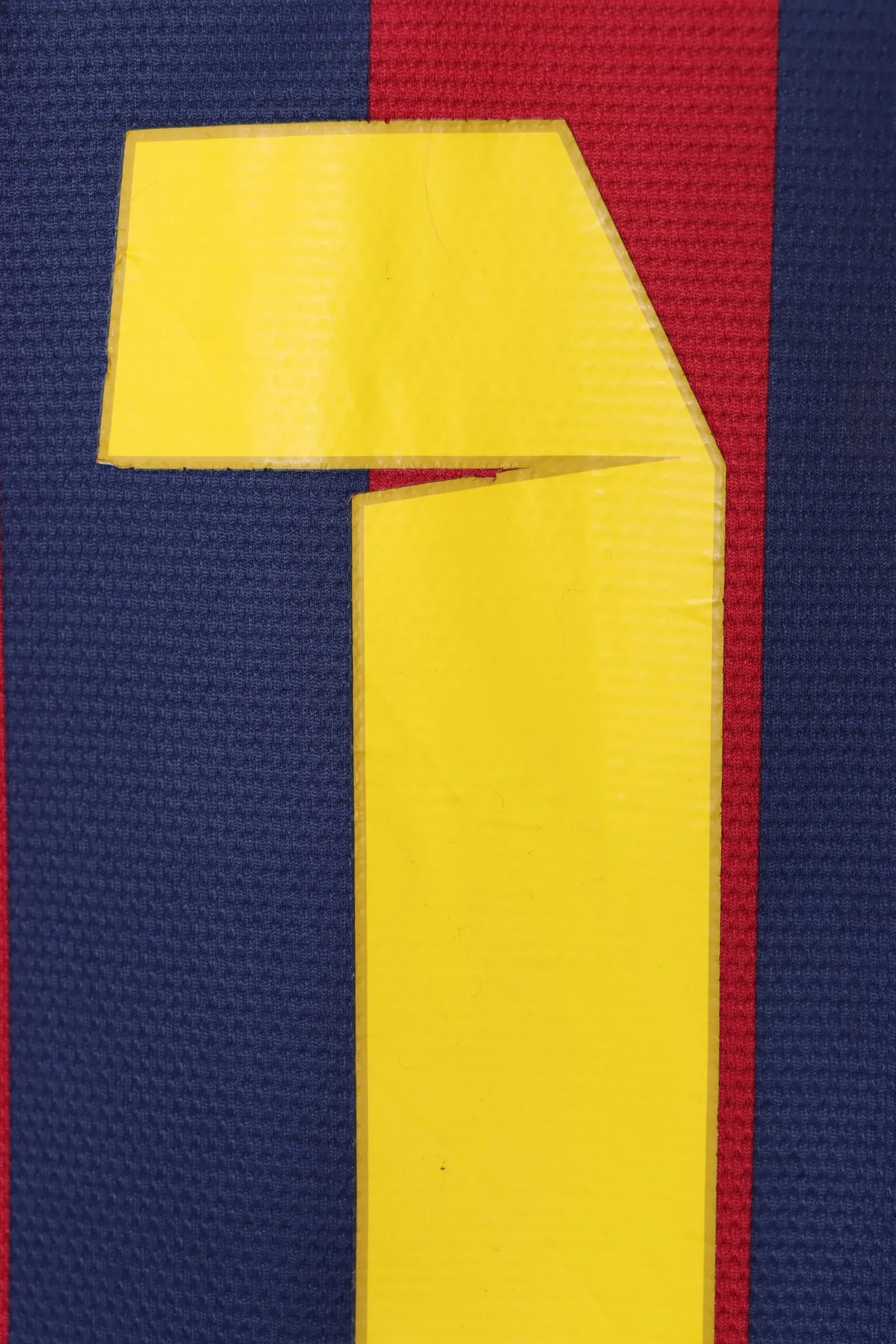 Barcelona #11 Neymar Jr 2013/2014 NIKE Home Long Sleeve Soccer Jersey (S)