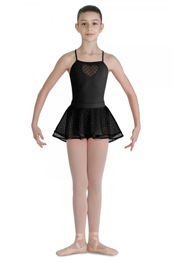 Bloch Child Heart Mesh Skirt - CR7921