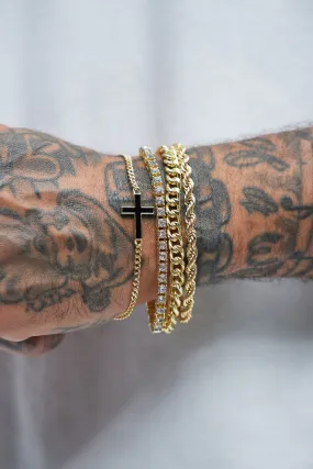 Came Home Late Bracelet Set - Gold