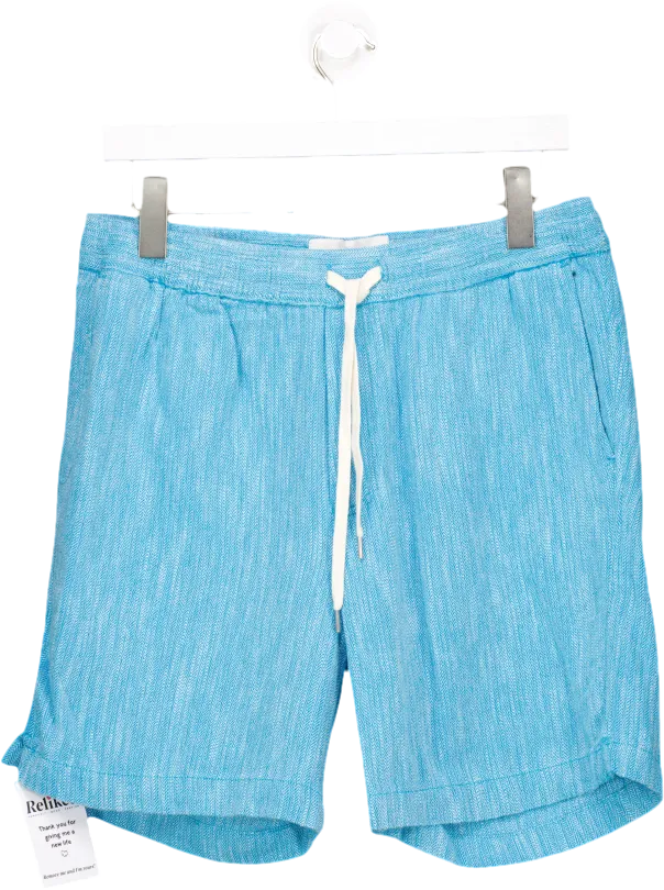 Corridor Blue Drawstring Jogger Shorts UK S