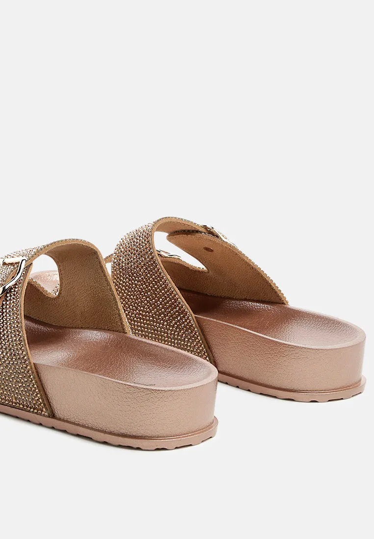 Crystal Buckled Slip-On