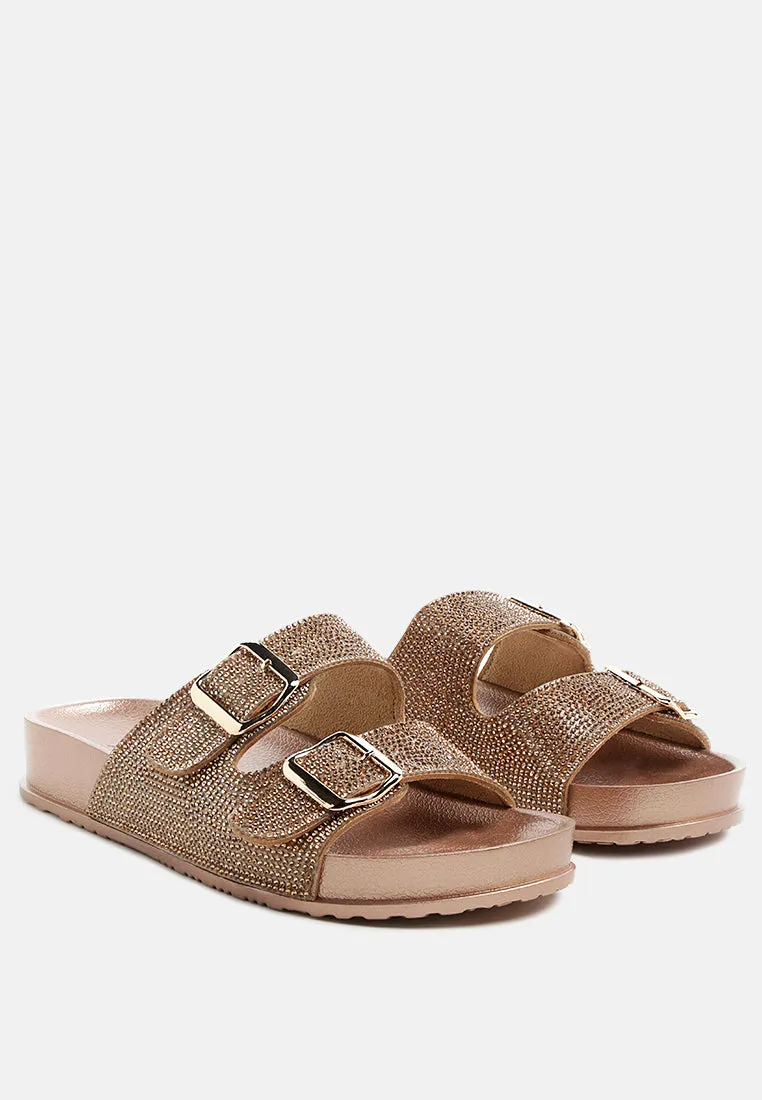 Crystal Buckled Slip-On