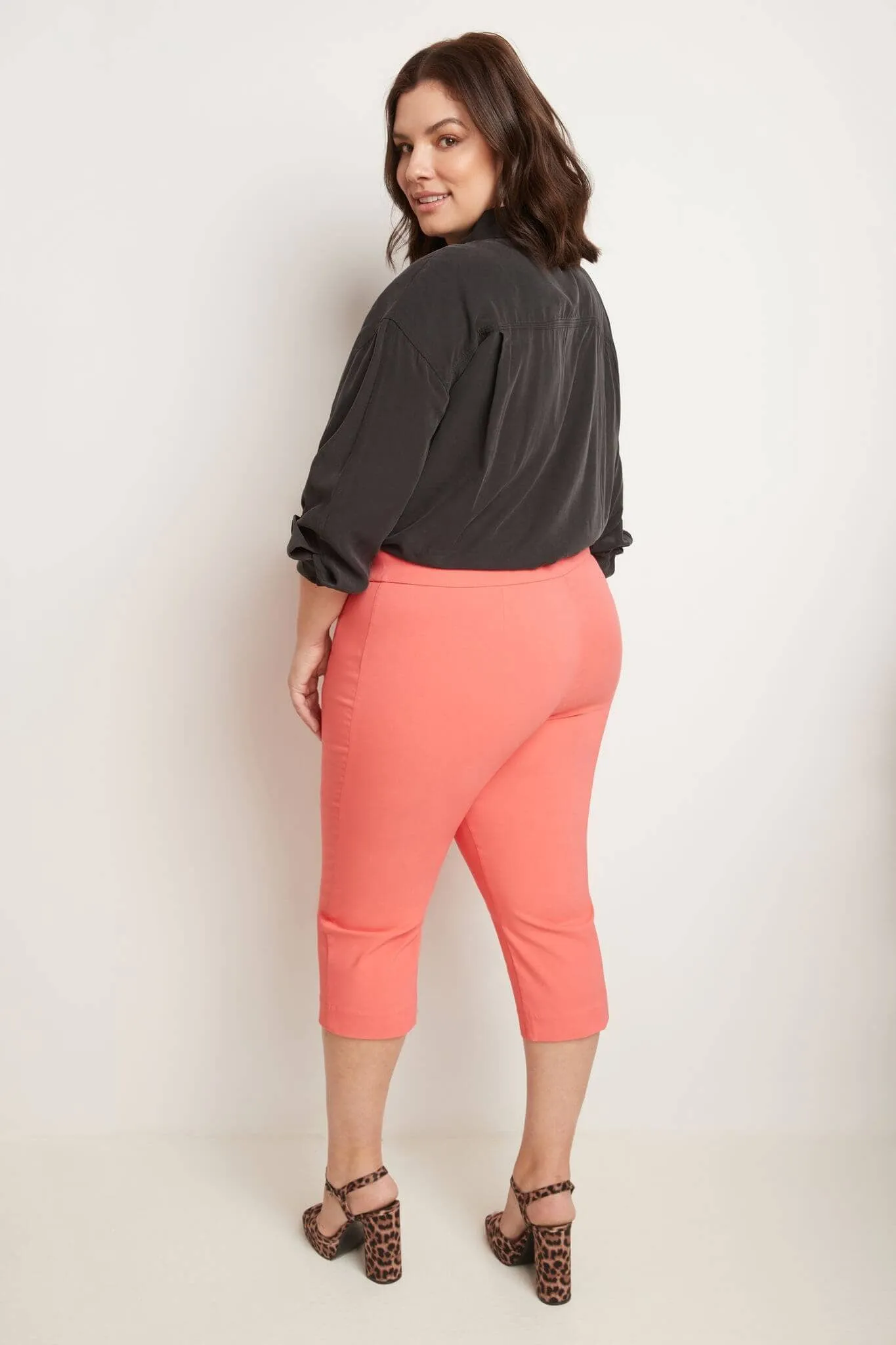 Curvy Capri with Flattering Wide Waistband