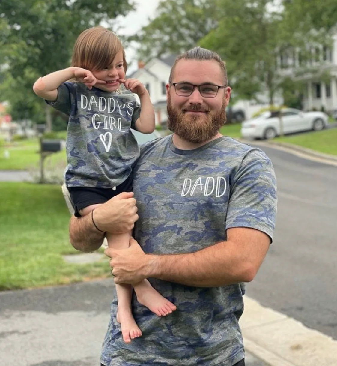 Daddy   Daddy's Girl Matching Camo Shirts