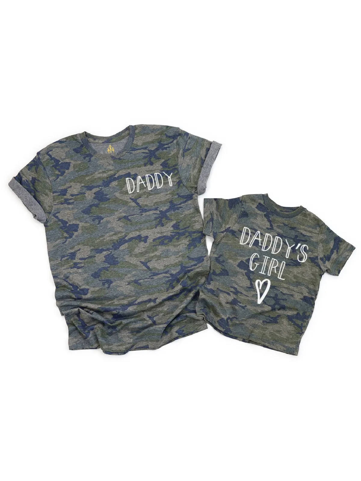 Daddy   Daddy's Girl Matching Camo Shirts