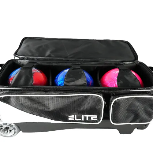 Elite Deluxe 3 Ball Roller Bowling Bag