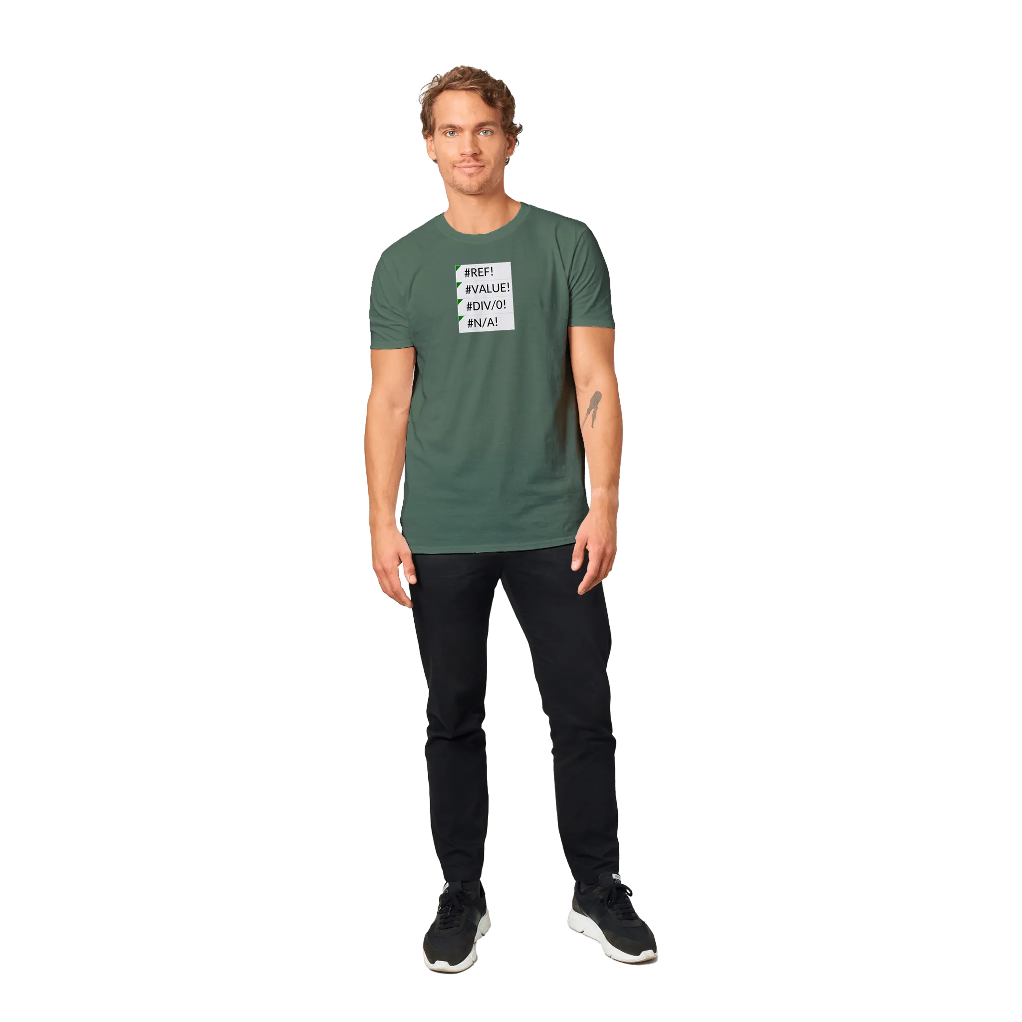 Excel errors - T-shirt