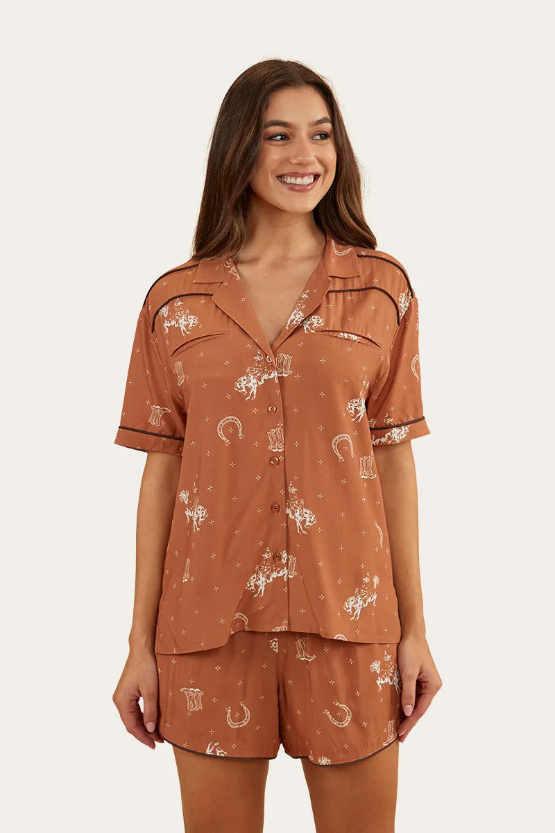 Gillian Womens Shirt - Copper