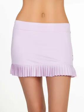 Harper Pleated Skirt - Ice Pink/Onyx