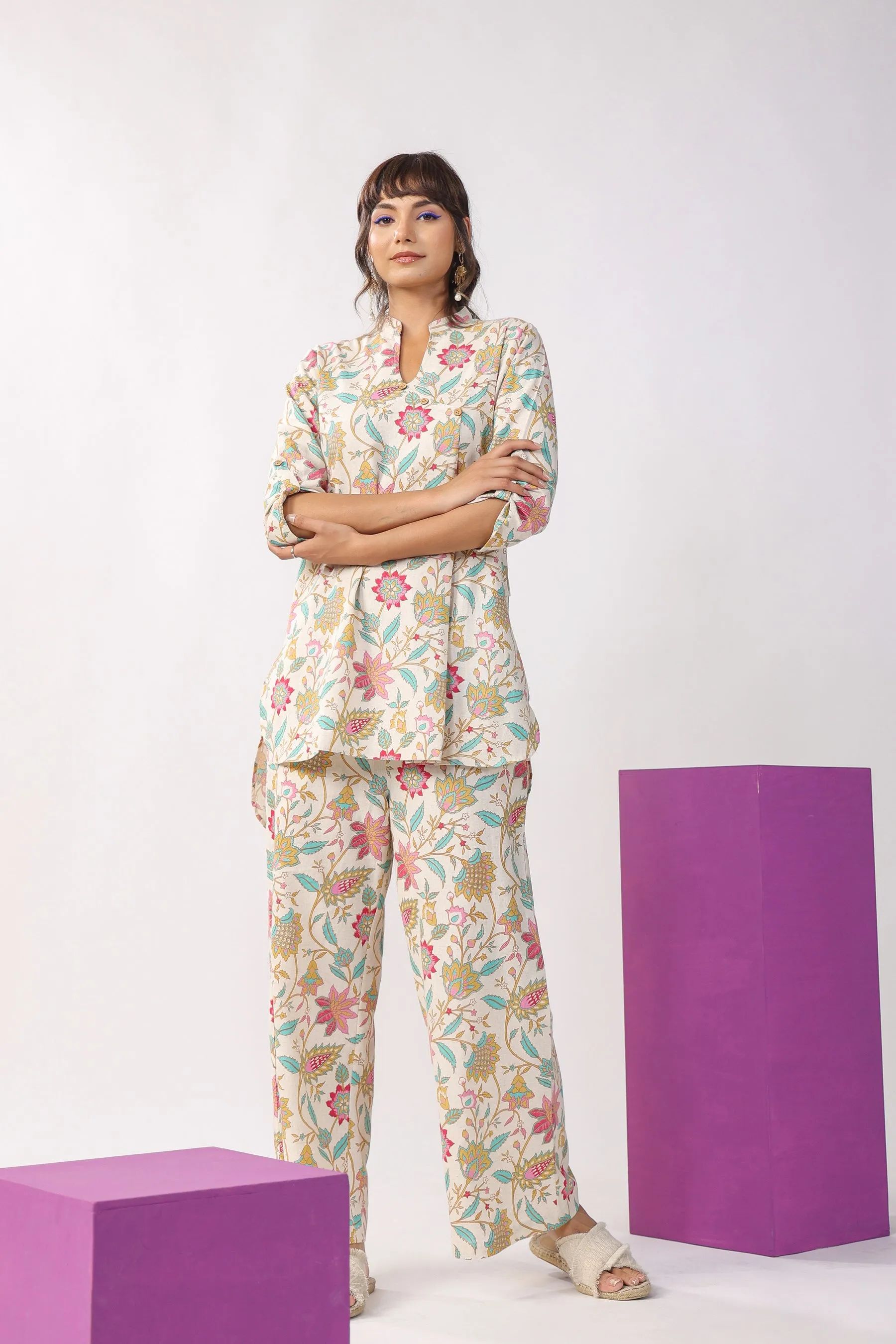 Jaal on Cotton Flex Co-ord Set