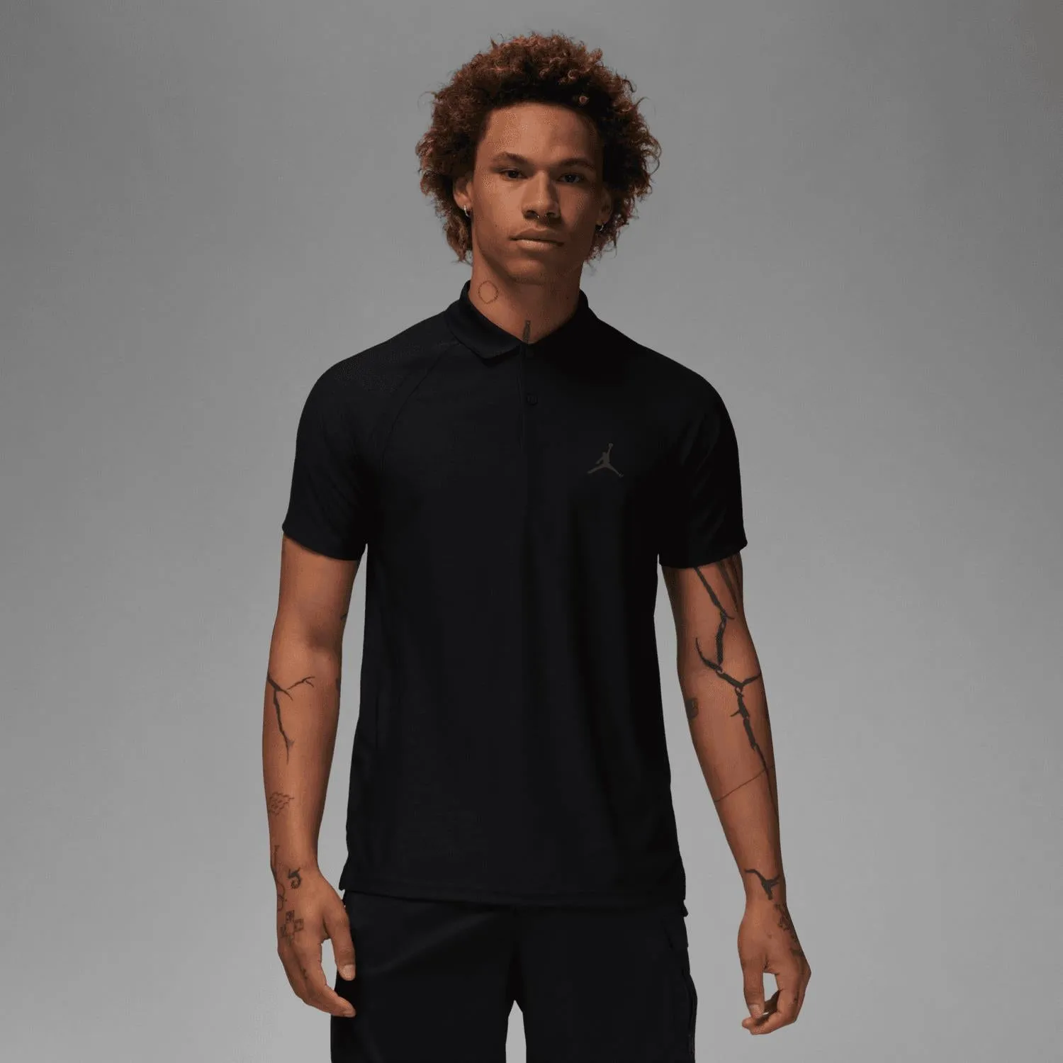 Jordan Dri-FIT Sport ADV Regular Fit Golf Polo Black - 2024