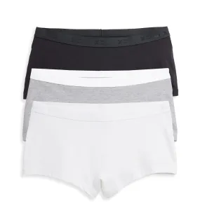 Lightweight Boy Shorts 3-Pack  - Neutral