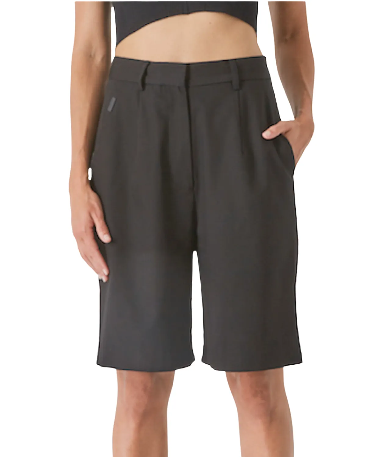 Miles Knee Length Walking Short (Black)