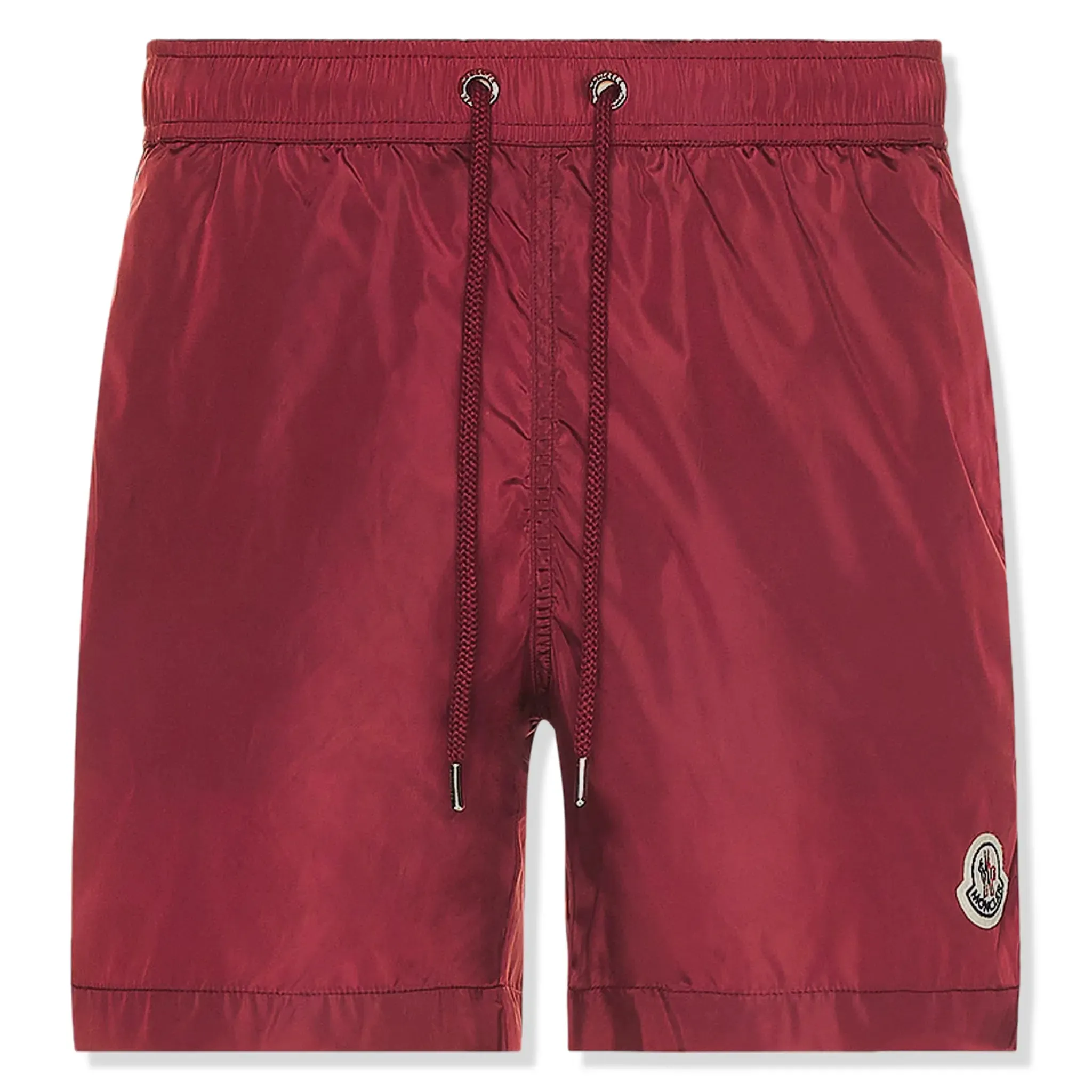 Moncler Burgundy Swim Shorts