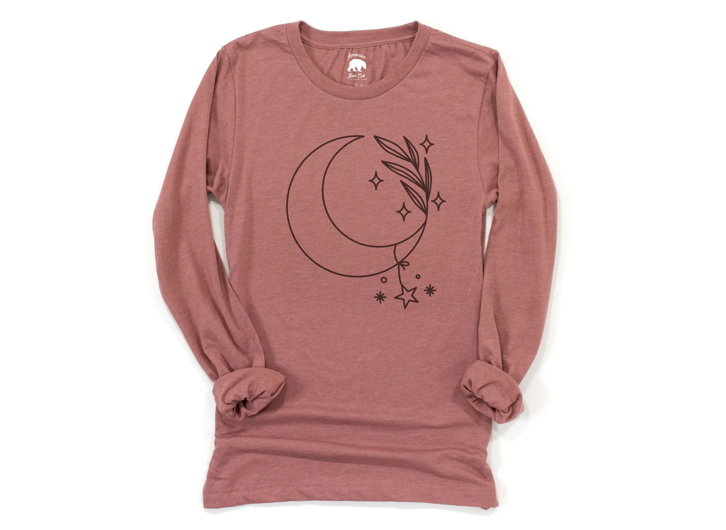 Moon Plant Adult Long Sleeve Shirts