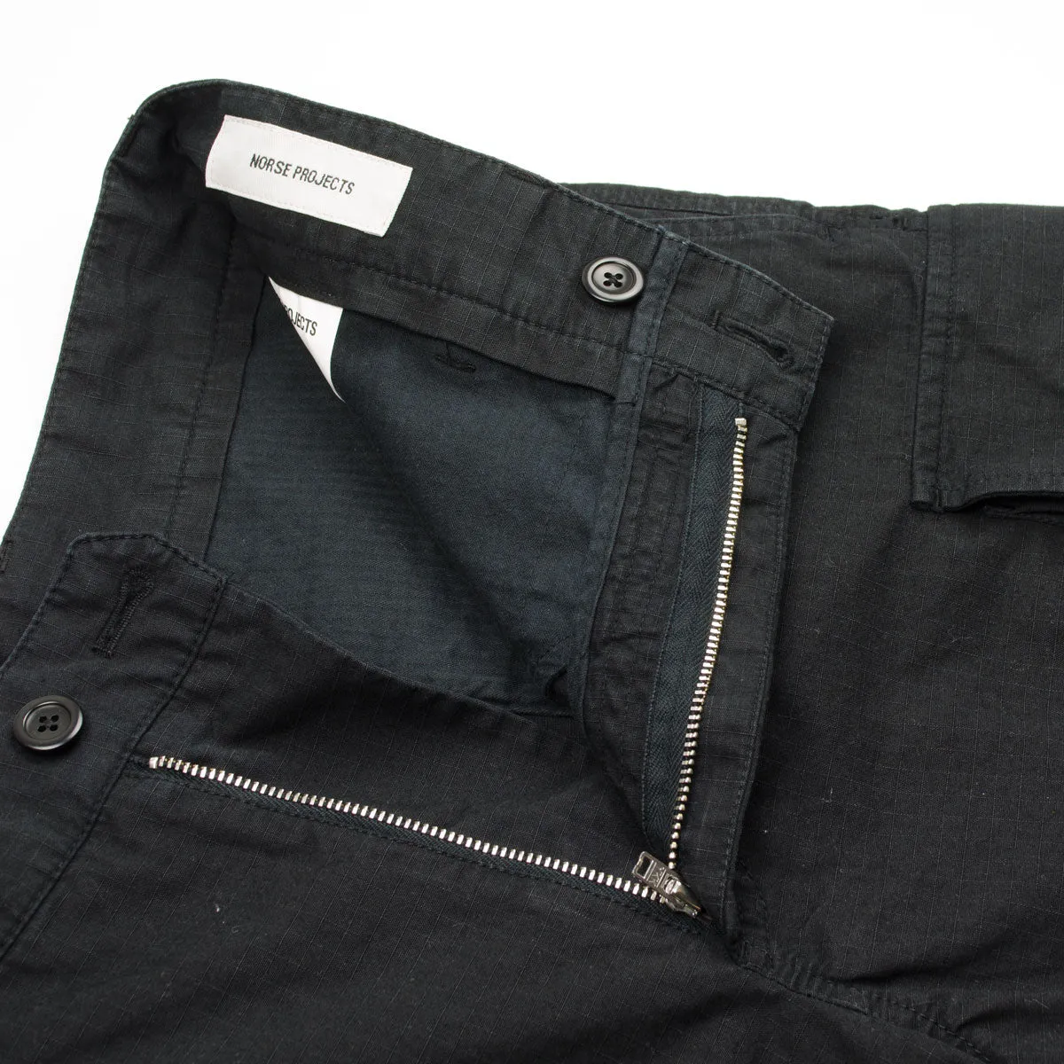 Norse Projects - Lukas Tab Series Ripstop Shorts - Black