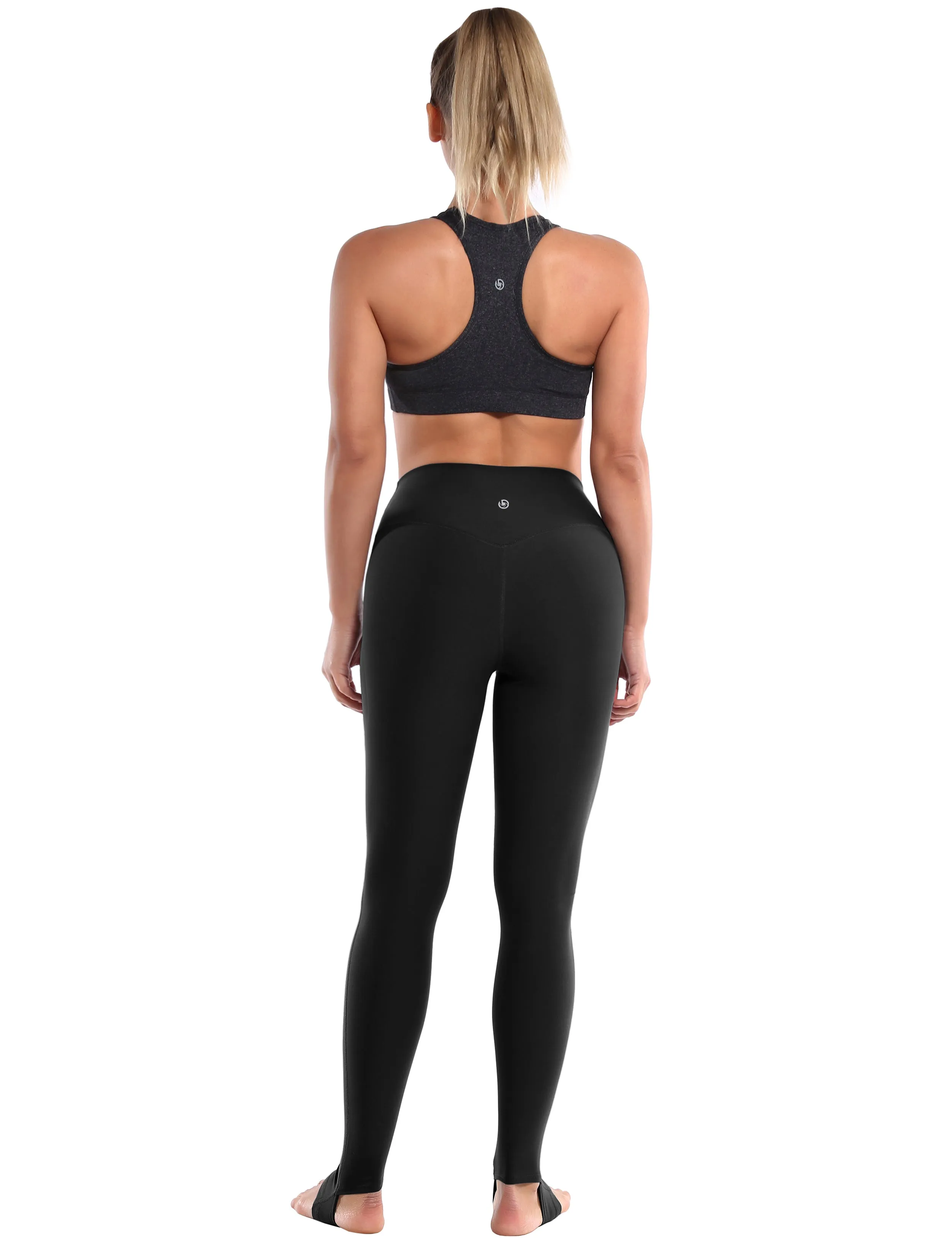 Over the Heel Yoga Pants black