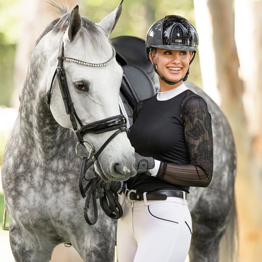 Perfection 2.0 Show Breeches - White with White Seat