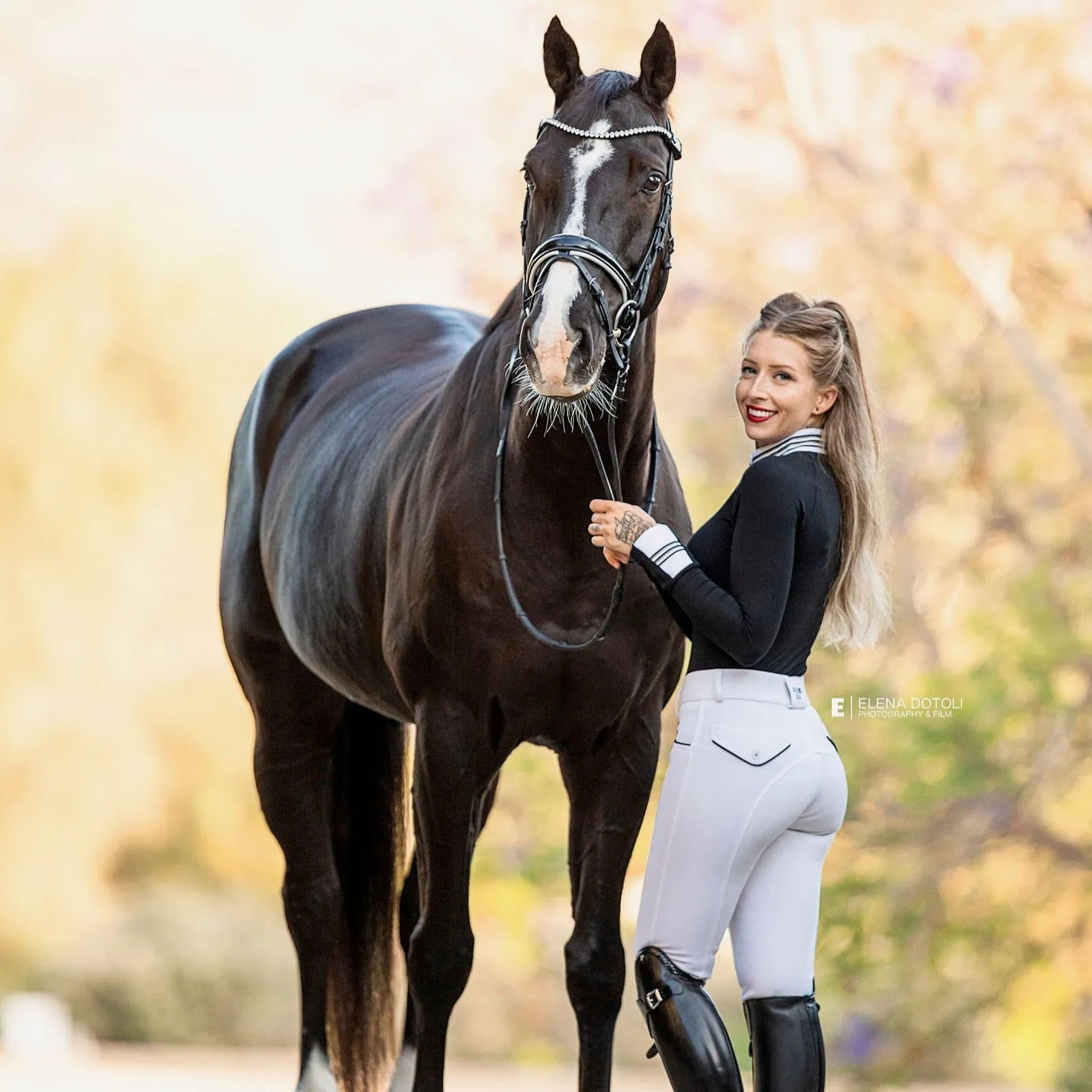 Perfection 2.0 Show Breeches - White with White Seat