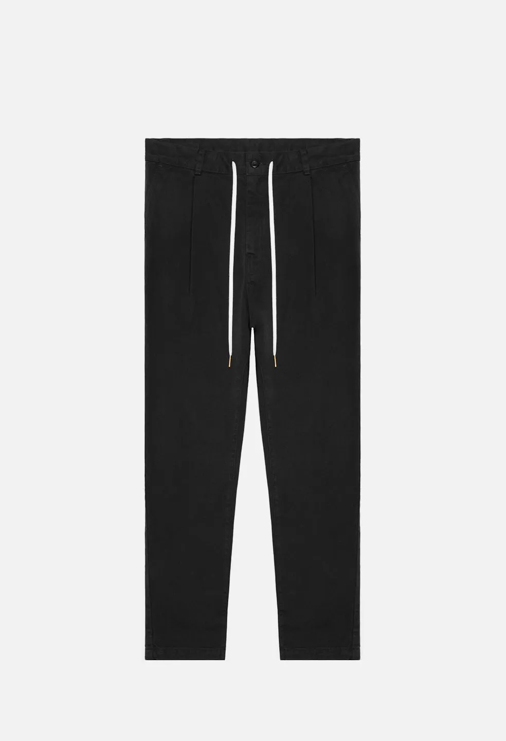 Pleated Chinos / Black