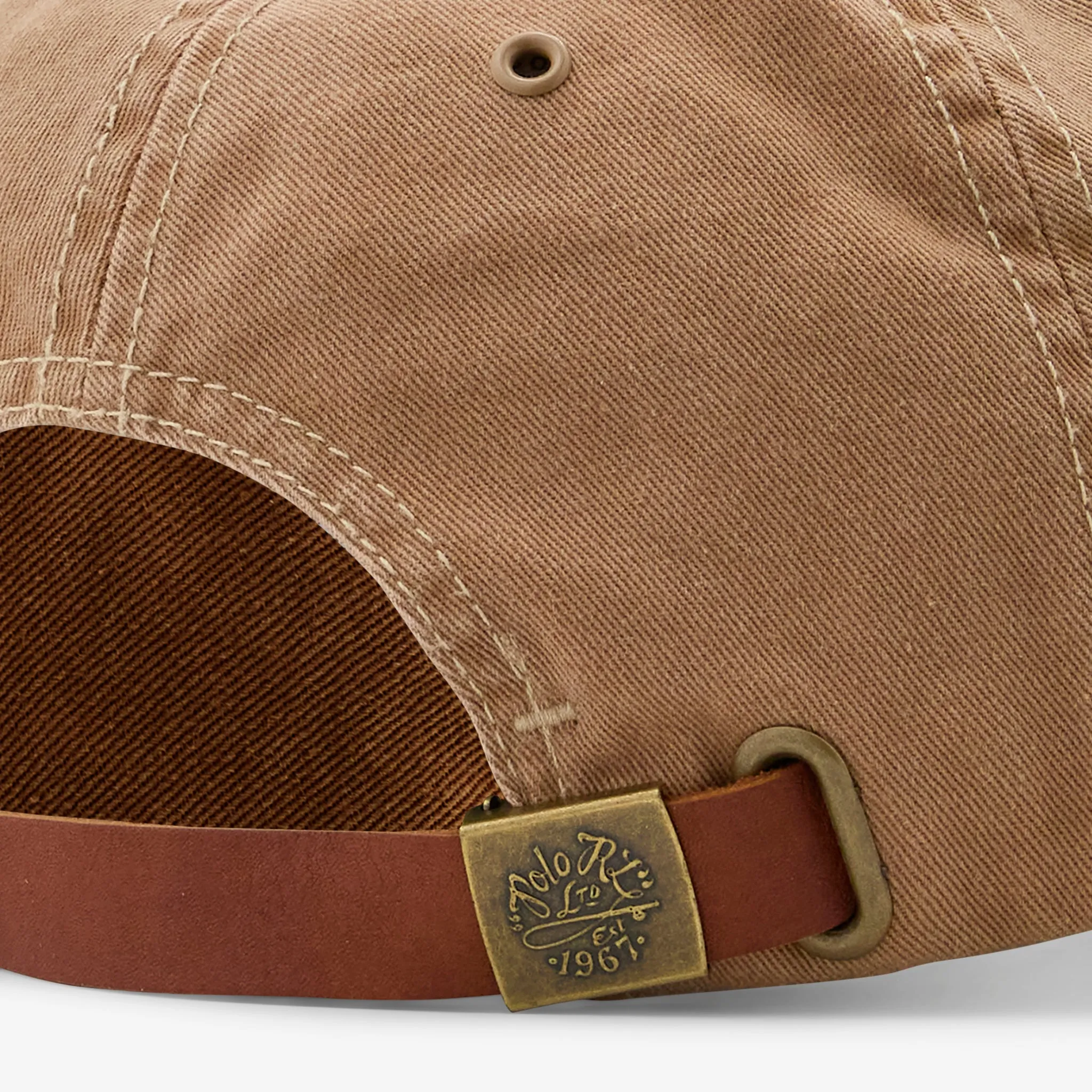 Polo Sportsman Twill Long-Bill Cap Rustic Tan | Vintage Pine