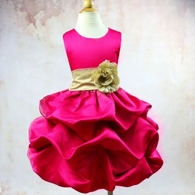 Princess Flower Cake Gown