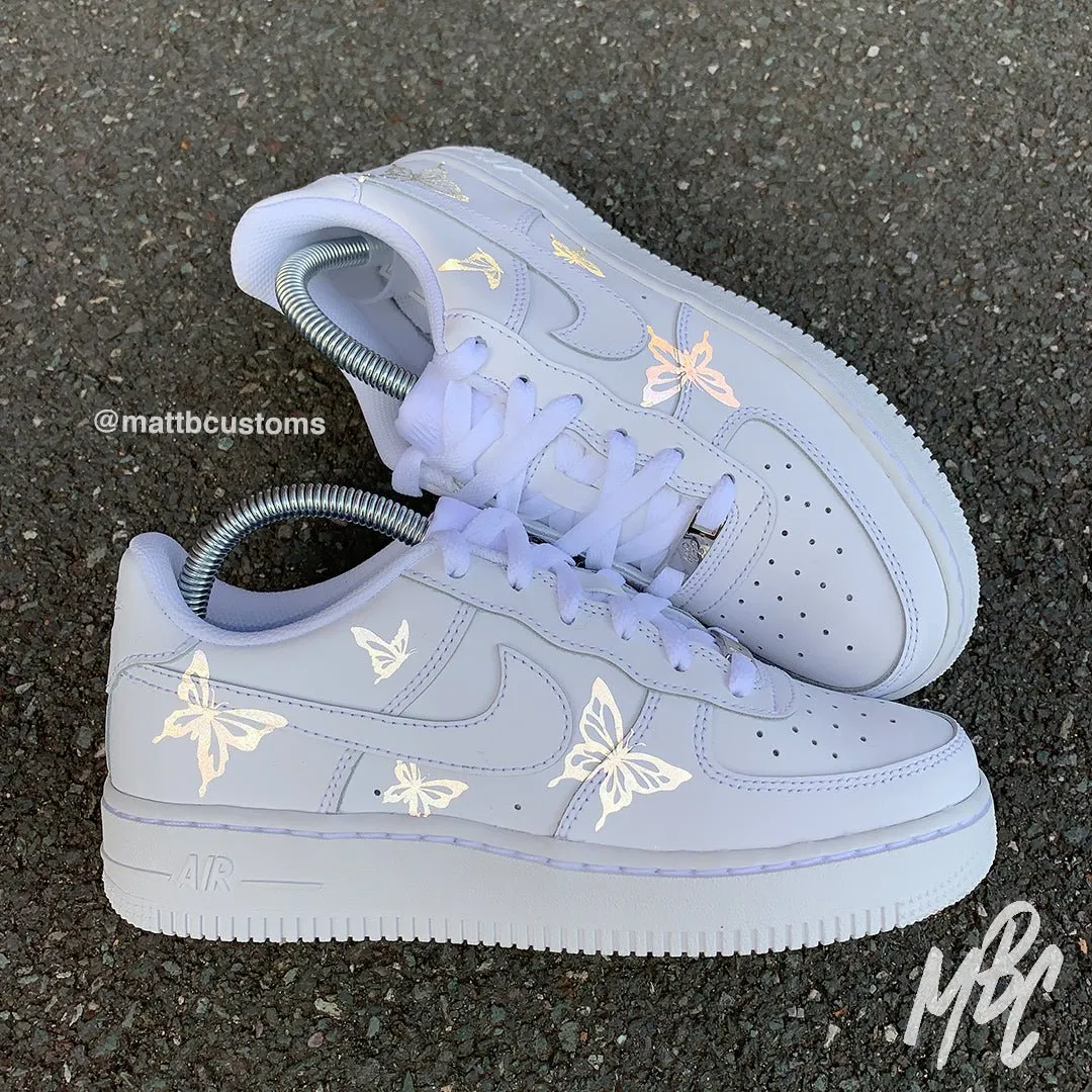 Reflective Butterflies - Air Force 1 Custom