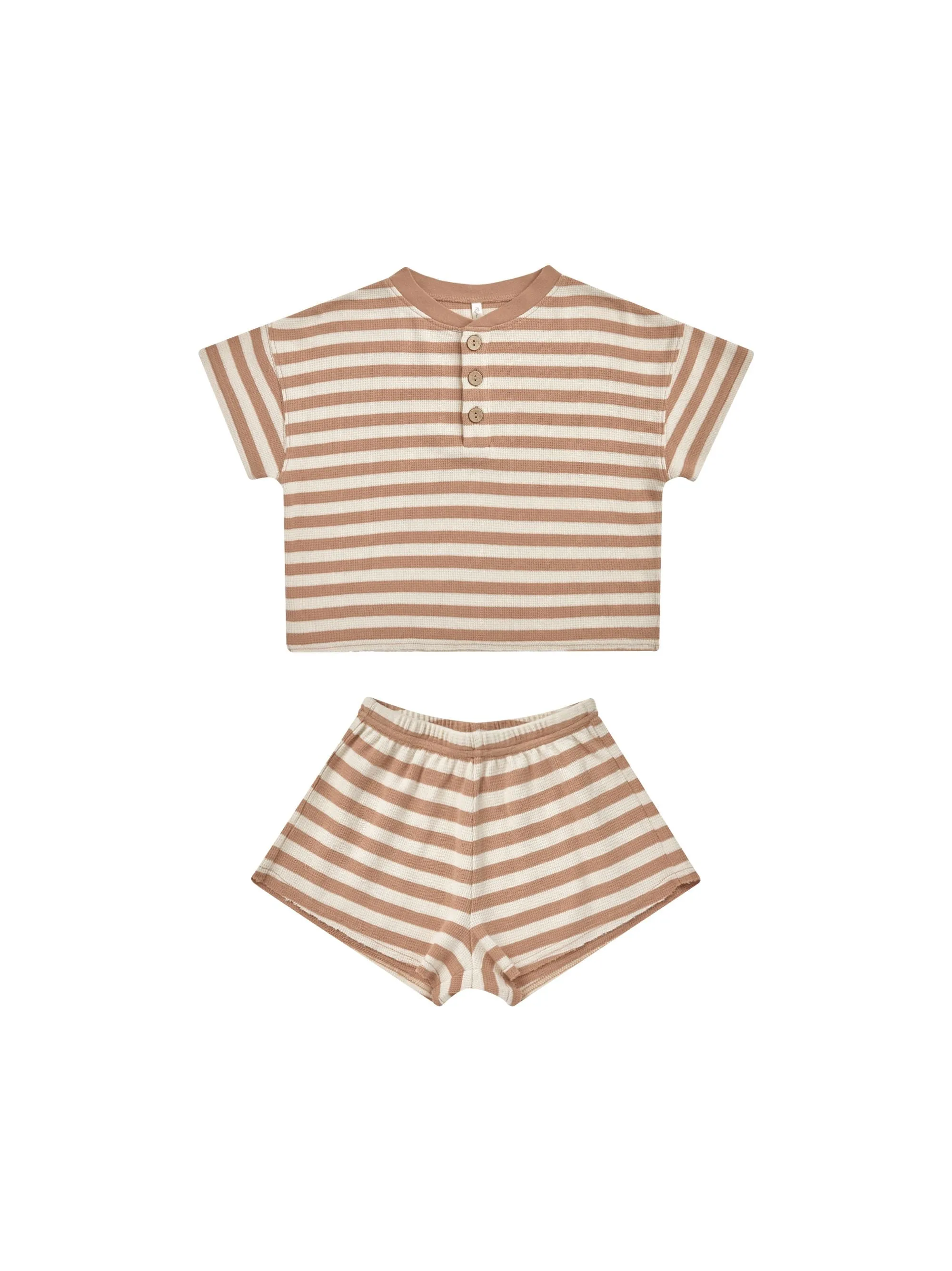 Rylee & Cru - Clay Stripe Summer Waffle Set