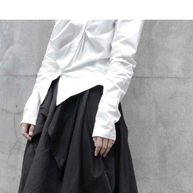 Satsuki Double Layer Irregular Skirt