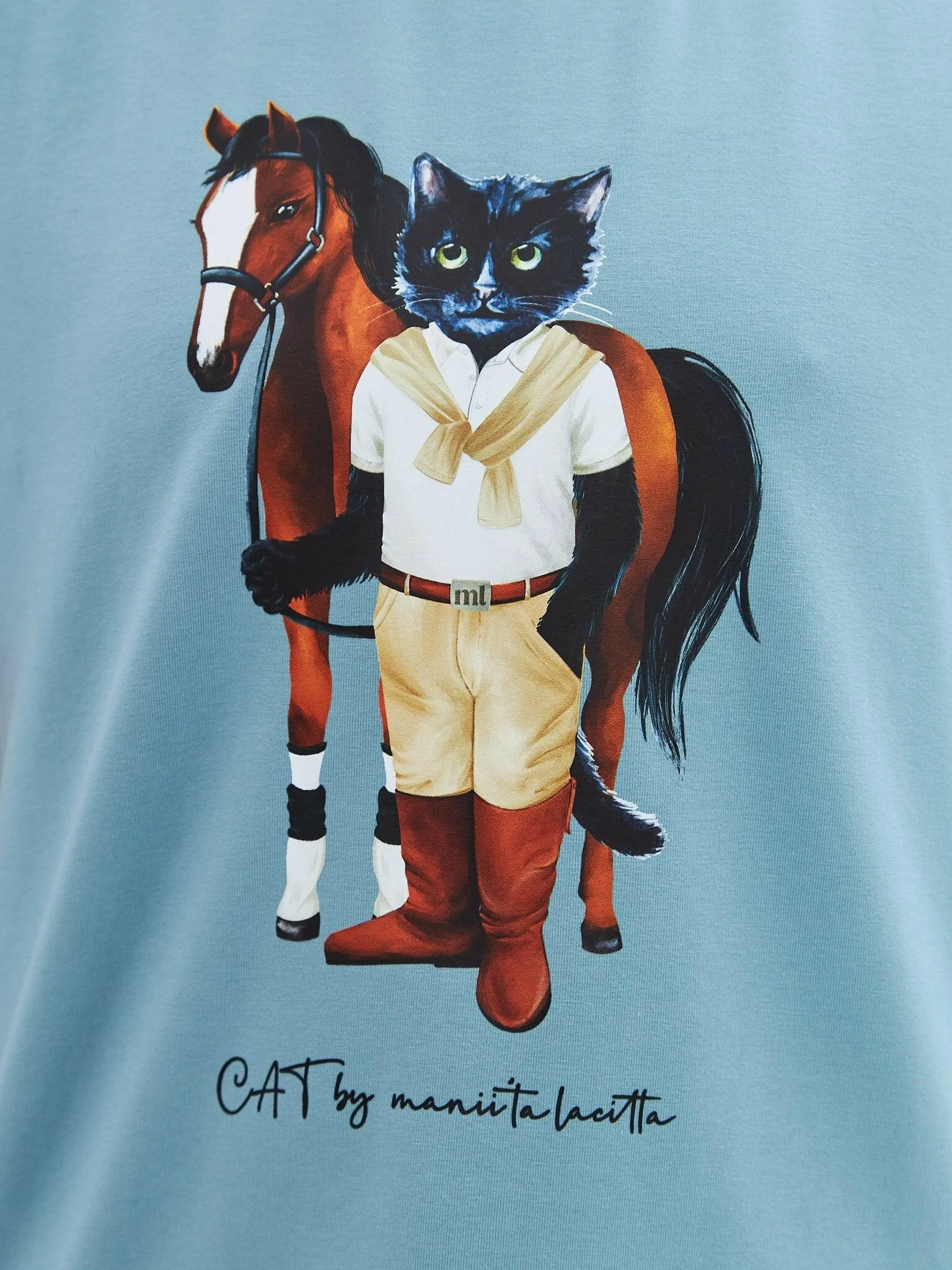 Set of Printed T-shirts RIDER CAT