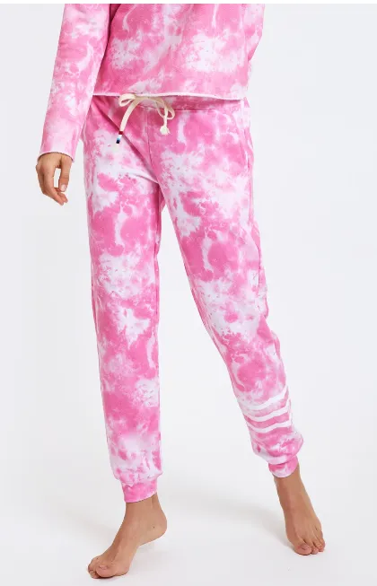 Sol Angeles passion pink marble jogger