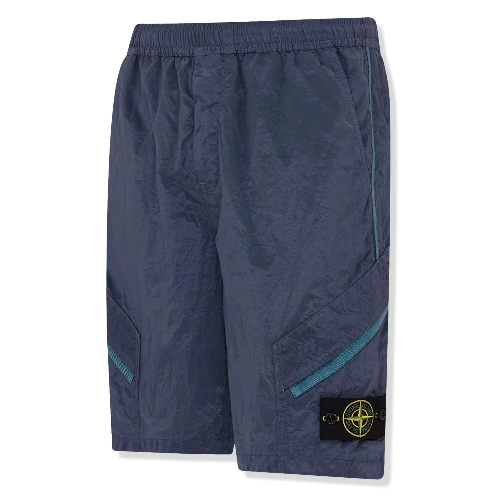 Stone Island Nylon Metal Avio Blue Shorts