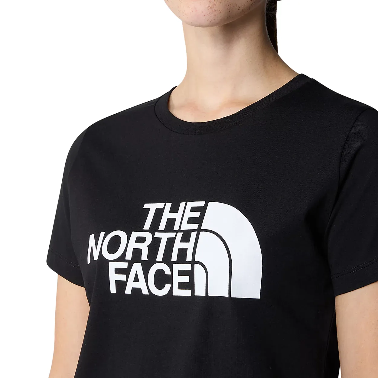 The North Face Easy NF0A87N6JK31 women's short sleeve t-shirt black