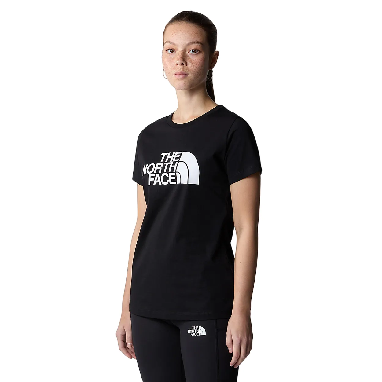 The North Face Easy NF0A87N6JK31 women's short sleeve t-shirt black