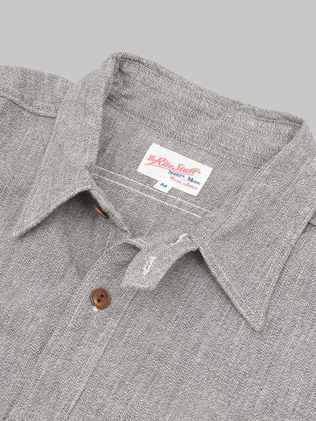 The Rite Stuff Atlas Salt & Pepper Work Shirt Iron Grey